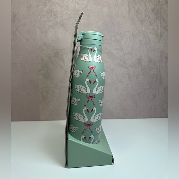 Hydrapeak Allure 25 Insulated Bottle - Green with Swan Design - Picture 5 of 6